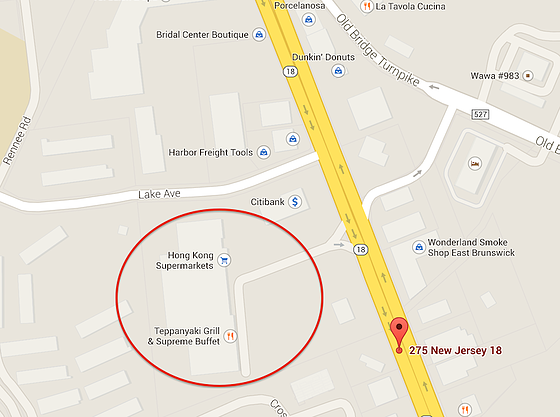 Math Genie East Brunswick Map