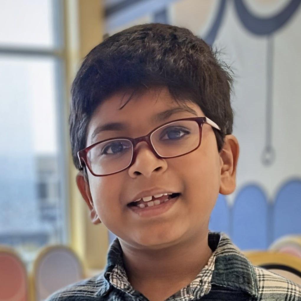 Kiaan K., Genie Academy Student of the Month, South Brunswick