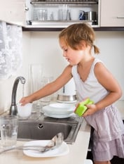Independent children help around the house and reduce stress in parents