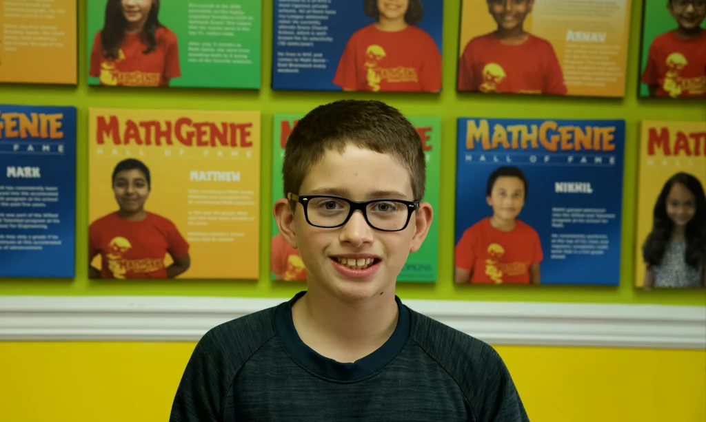 Online student and 6th grader James gets placed in 9th grade math.