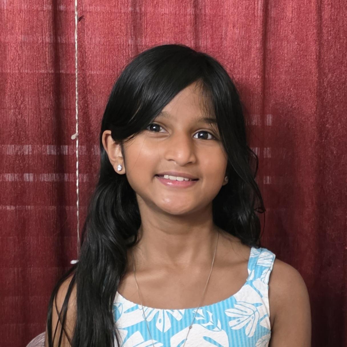 Fazluna A., Genie Academy Student of the Month, Hillsborough