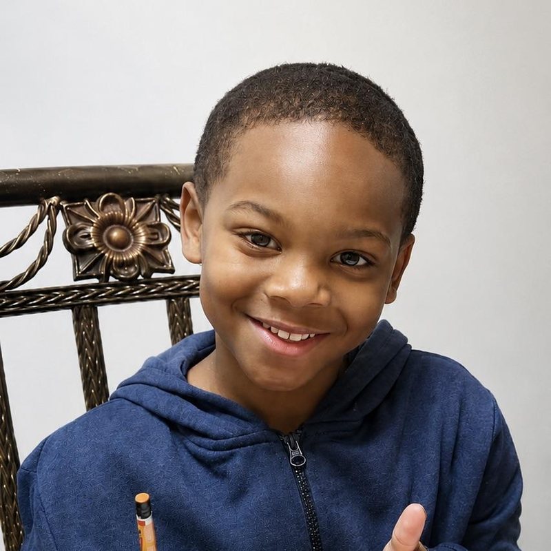 Reggie B., Genie Academy Student of the Month, Plainsboro