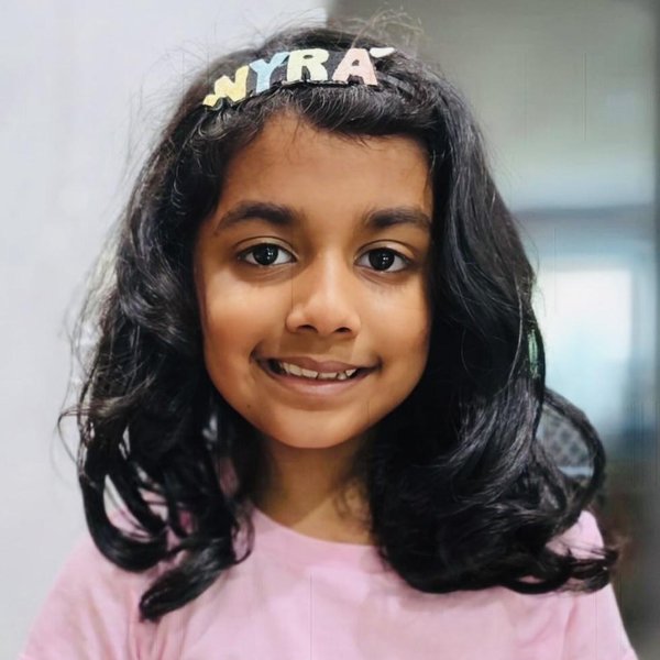 Nyra S., Genie Academy Student of the Month, Plainsboro